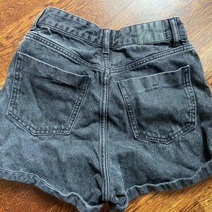 ZARA Black Jean Shorts